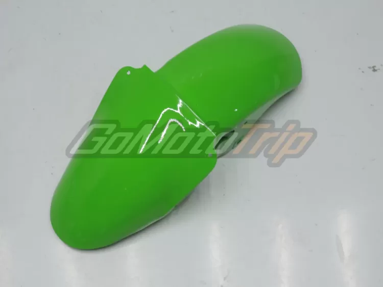 2000 2002 Kawasaki Ninja Zx 6r Green White Fairing 8