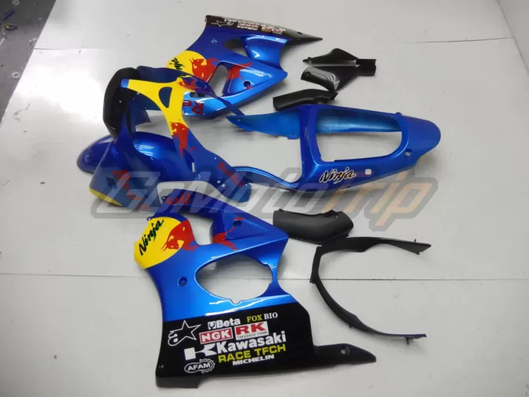 2000 2002 Kawasaki Ninja Zx 6r Red Bull Fairing2 4