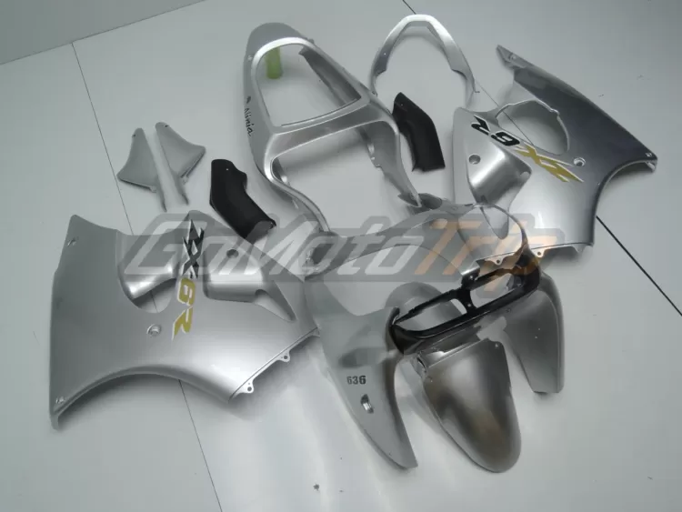 2000 2002 Kawasaki Ninja Zx 6r Silver Fairing 3