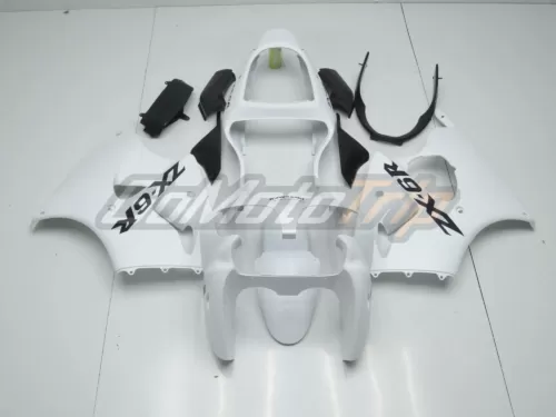 2000 2002 Kawasaki Ninja Zx 6r White Fairing 1