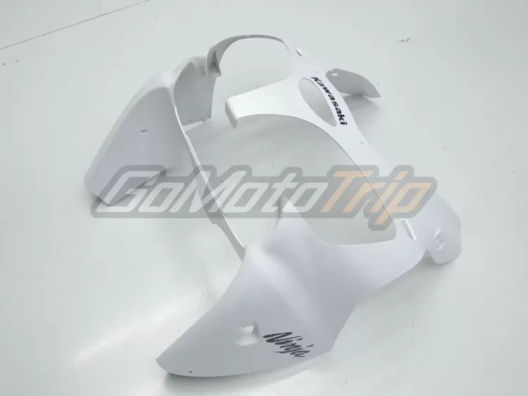 2000 2002 Kawasaki Ninja Zx 6r White Fairing 4