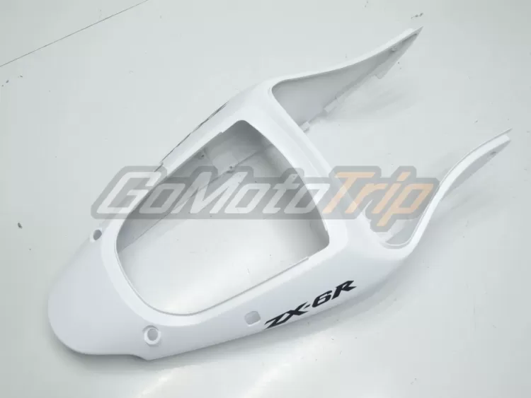 2000 2002 Kawasaki Ninja Zx 6r White Fairing 8