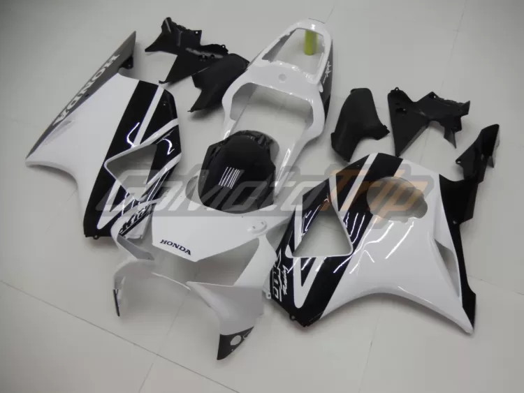 2002 2003 Honda Cbr954rr Black White Fairing 2