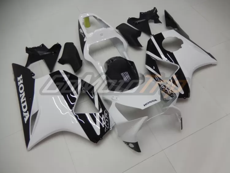 2002 2003 Honda Cbr954rr Black White Fairing 3