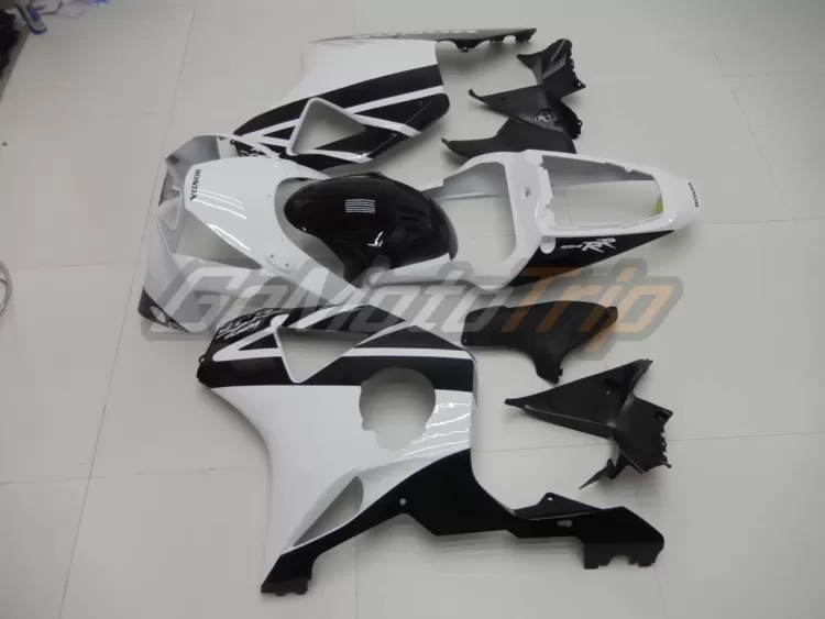 2002 2003 Honda Cbr954rr Black White Fairing 4