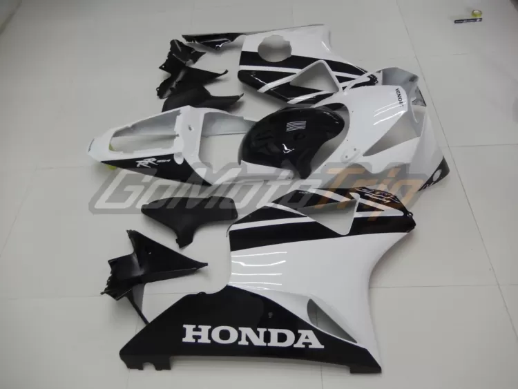 2002 2003 Honda Cbr954rr Black White Fairing 5