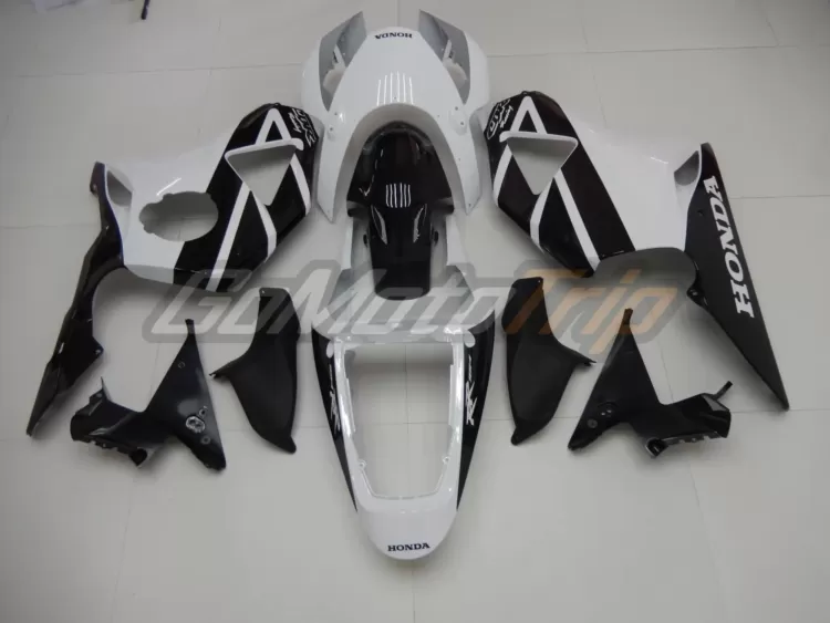 2002 2003 Honda Cbr954rr Black White Fairing 6