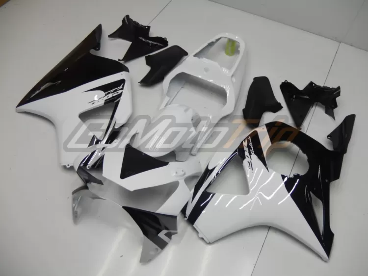 2002 2003 Honda Cbr954rr Black White Fairing2 2