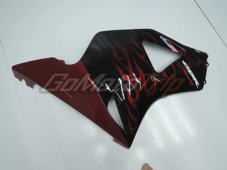 2002 2003 Honda Cbr954rr Red Flame Fairing 7