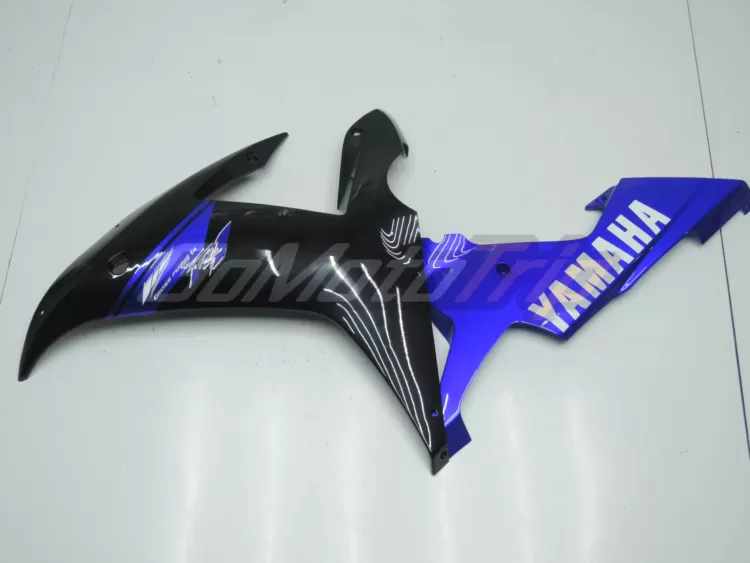 2002 2003 Yamaha Yzf R1 Black Blue Fairing 7