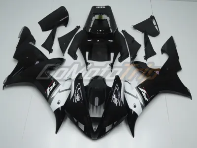 2002 2003 Yamaha Yzf R1 Black Fairing2 1