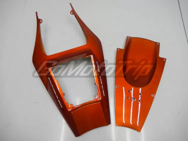 2002 2003 Yamaha Yzf R1 Black Orange Fairing 11