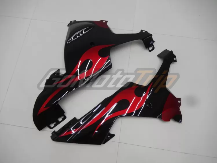 2002 2003 Yamaha Yzf R1 Black Red Fairing2 12