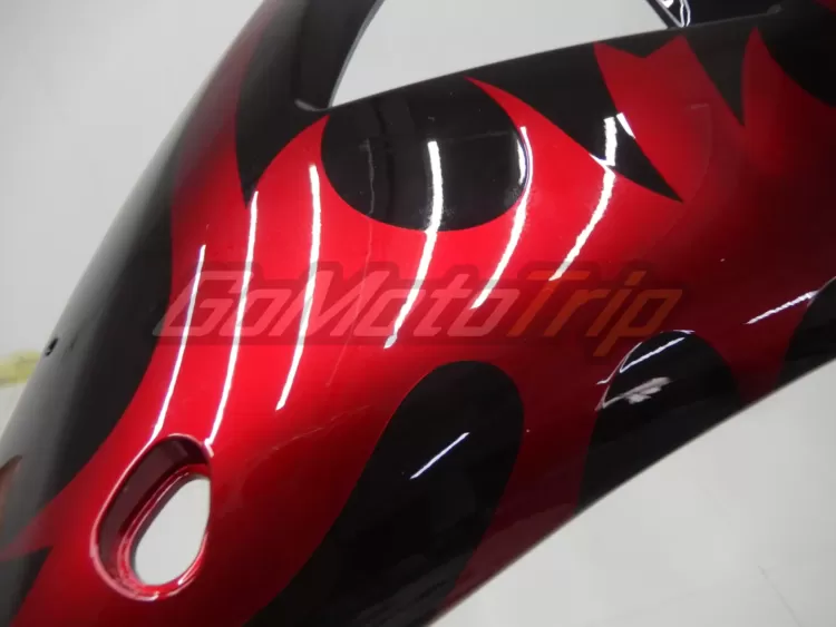 2002 2003 Yamaha Yzf R1 Black Red Fairing2 13