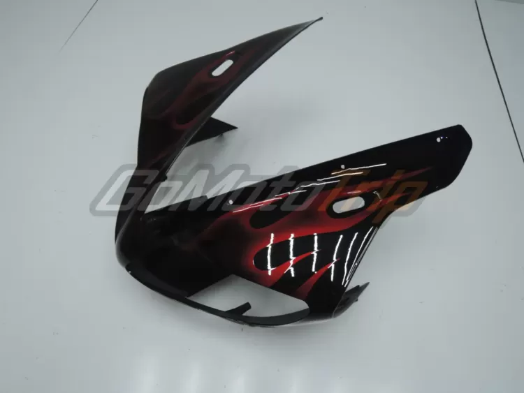 2002 2003 Yamaha Yzf R1 Red Flame Fairing 4