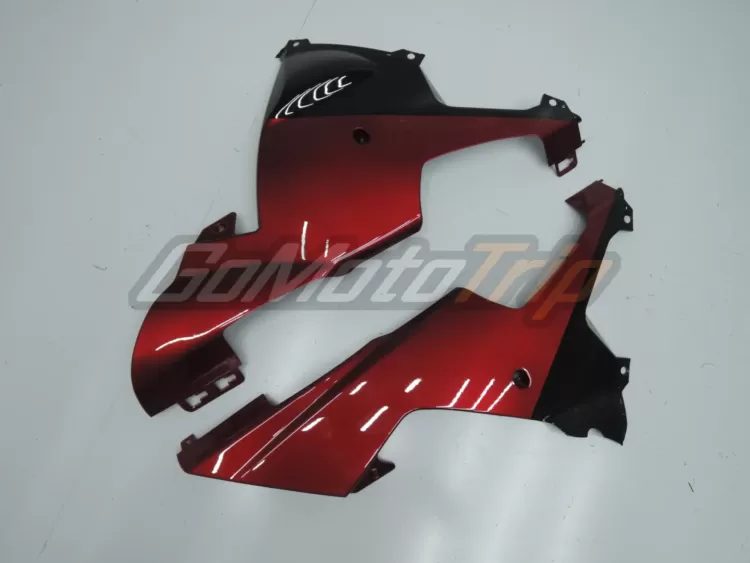 2002 2003 Yamaha Yzf R1 Red Flame Fairing 9