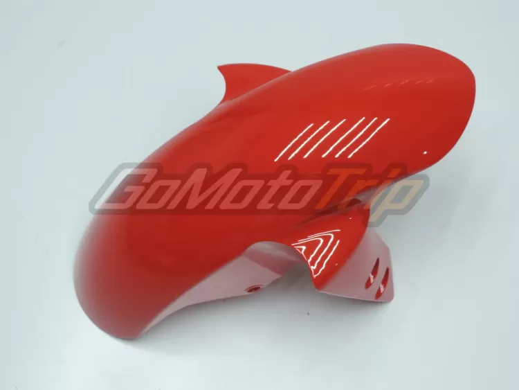 2002 2003 Yamaha Yzf R1 Red White Fairing 6