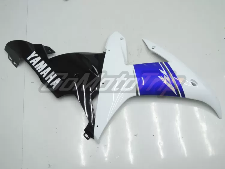 2002 2003 Yamaha Yzf R1 White Fairing 7