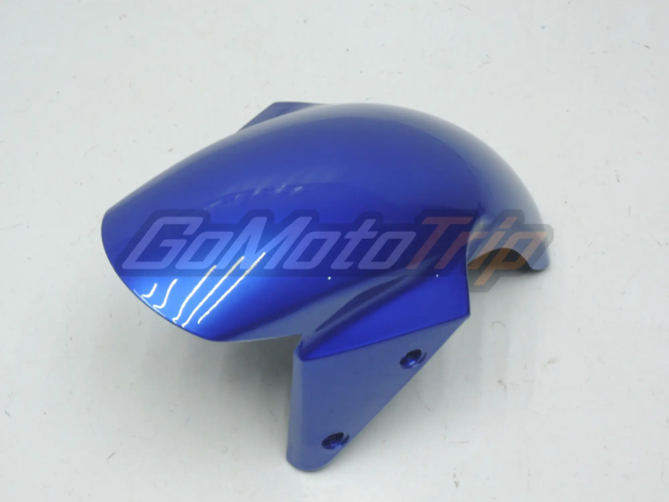 2003 2004 Kawasaki Ninja Zx 6r Black Blue Fairing 7