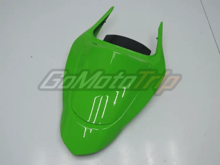 2003 2004 Kawasaki Ninja Zx 6r Black Green Fairing 12