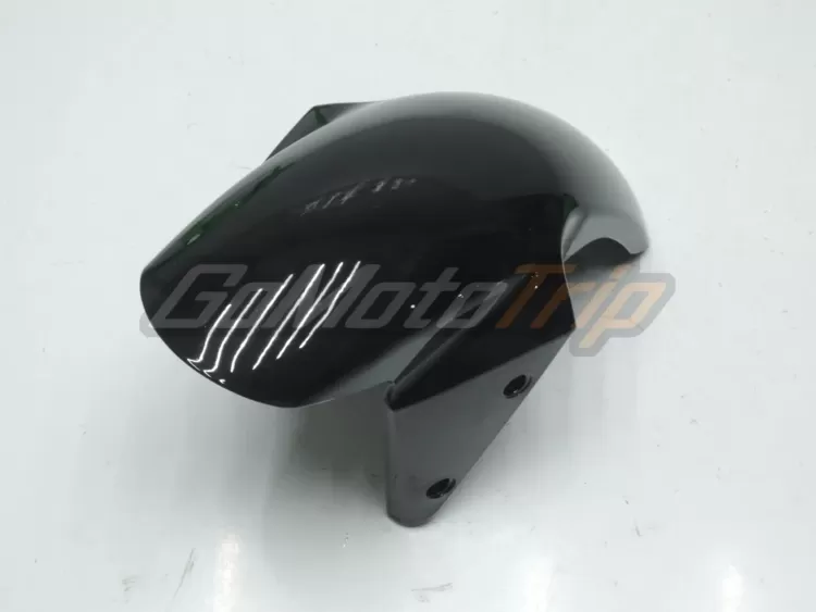 2003 2004 Kawasaki Ninja Zx 6r Black Green Fairing 7