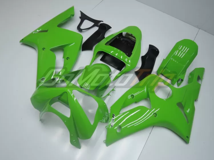 2003 2004 Kawasaki Ninja Zx 6r Green Fairing 2