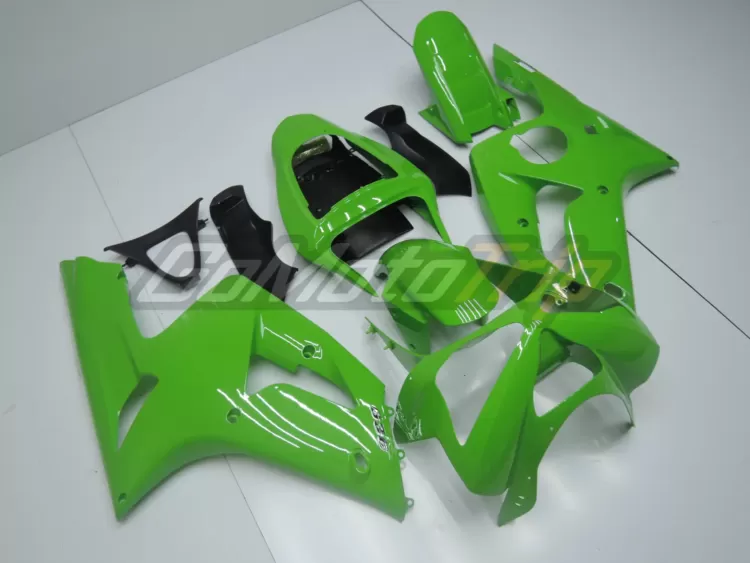 2003 2004 Kawasaki Ninja Zx 6r Green Fairing 3