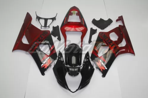 2003 2004 Suzuki Gsx R1000 Black Red Fairing 1