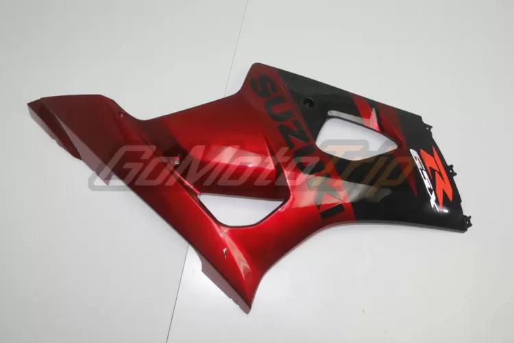 2003 2004 Suzuki Gsx R1000 Black Red Fairing 9