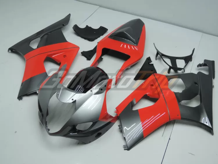 2003 2004 Suzuki Gsx R1000 Red Gray Fairing 2