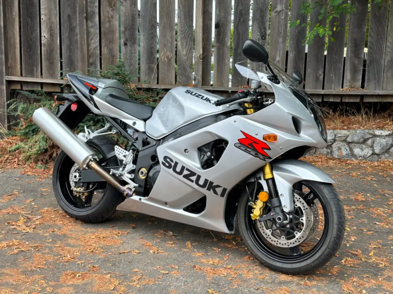 2003 2004 Suzuki Gsx R1000 Silver Fairing 10