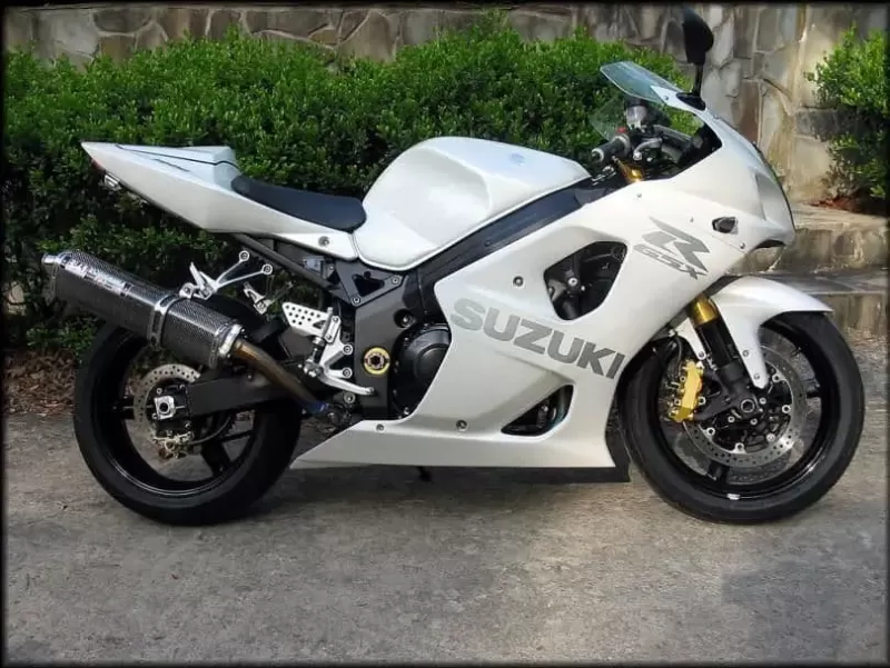 2003 2004 Suzuki Gsx R1000 White Fairing 10