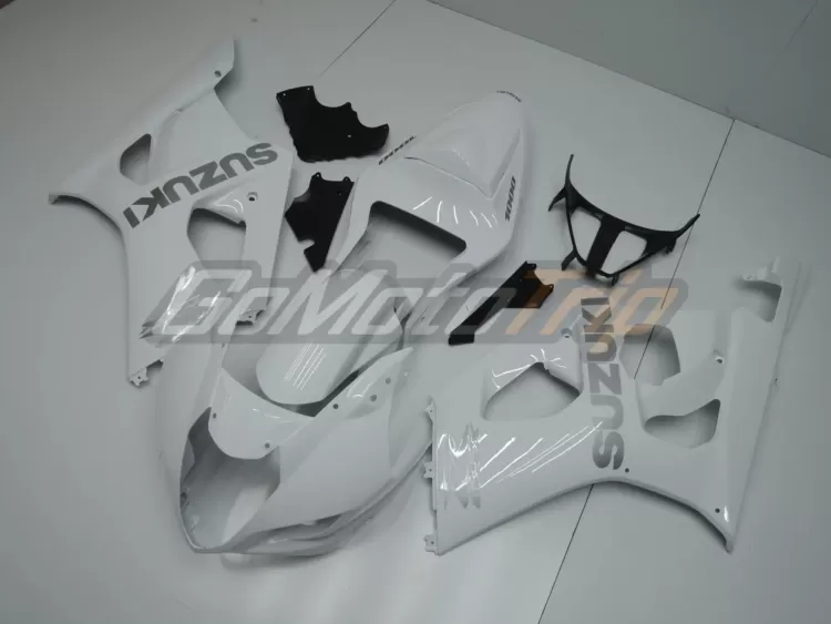 2003 2004 Suzuki Gsx R1000 White Fairing 2