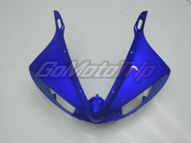 2003 2005 Yamaha Yzf R6 Black Blue Fairing 4