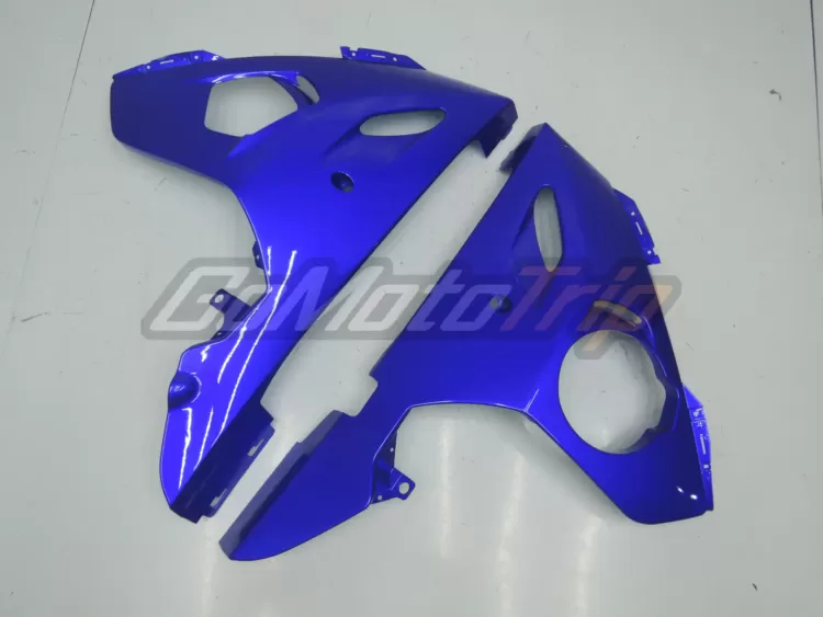 2003 2005 Yamaha Yzf R6 Black Blue Fairing 9