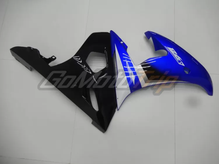 2003 2005 Yamaha Yzf R6 Black Blue Fairing2 9