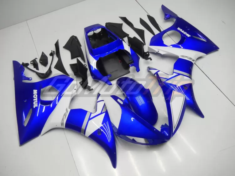 2003 2005 Yamaha Yzf R6 Blue Fairing2 3