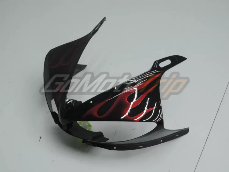 2003 2005 Yamaha Yzf R6 Red Flame Fairing 4