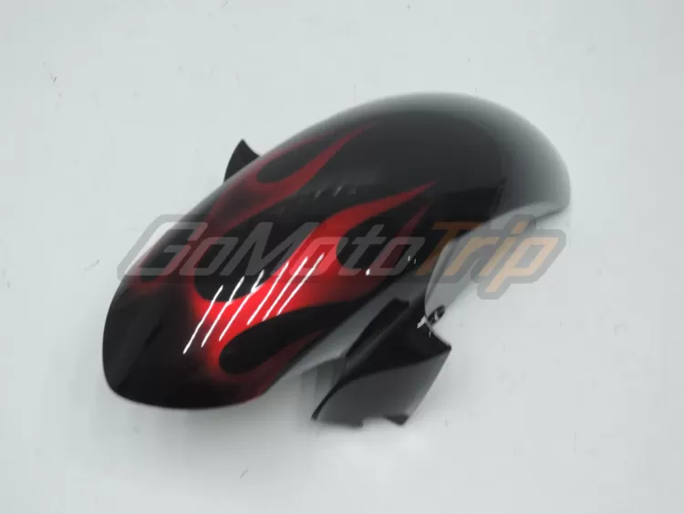 2003 2005 Yamaha Yzf R6 Red Flame Fairing 5