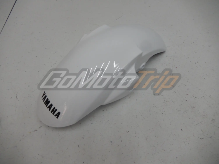 2003 2005 Yamaha Yzf R6 White Red Flame Fairing 7