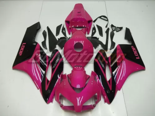 2004 2005 Honda Cbr1000rr Black Pink Fairing 1