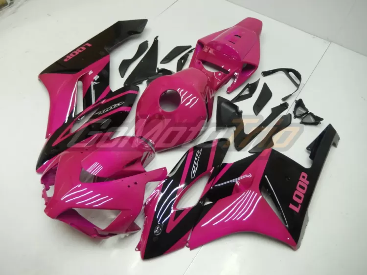 2004 2005 Honda Cbr1000rr Black Pink Fairing 2