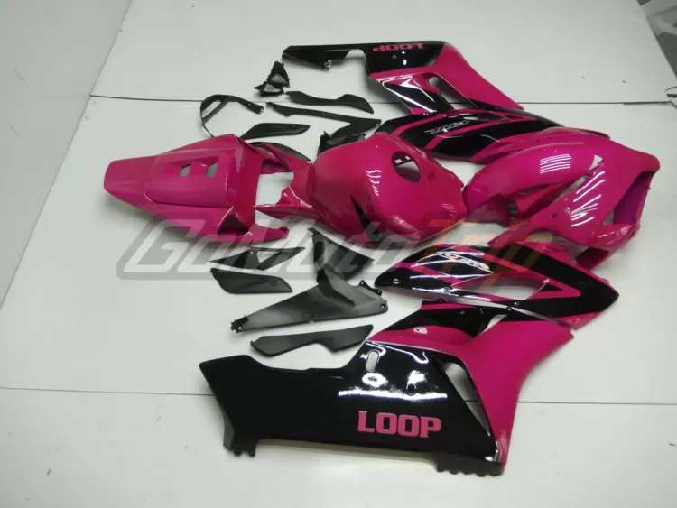 2004 2005 Honda Cbr1000rr Black Pink Fairing 5