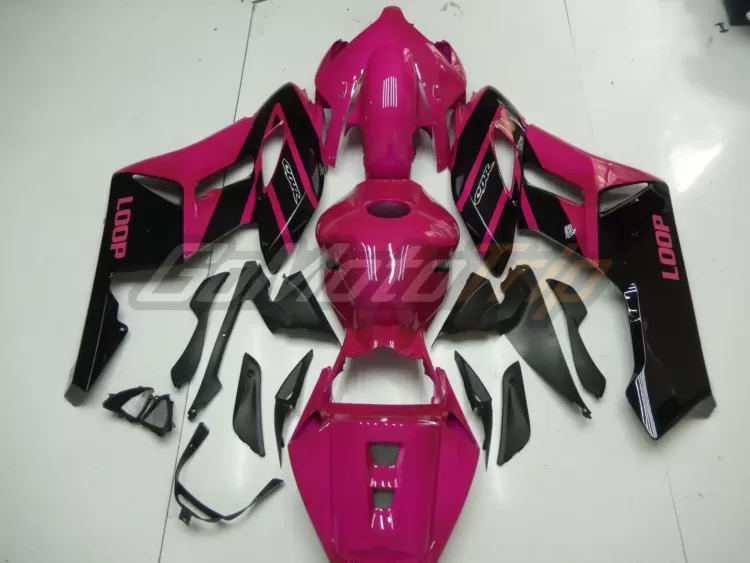 2004 2005 Honda Cbr1000rr Black Pink Fairing 6