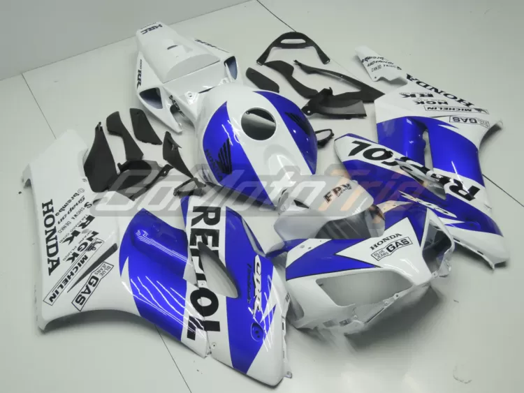 2004 2005 Honda Cbr1000rr Blue White Repsol Fairing 3