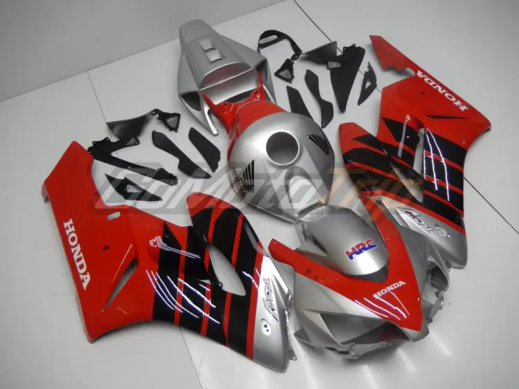 2004 2005 Honda Cbr1000rr Silver Red Fairing 3