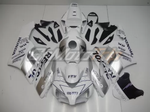 2004 2005 Honda Cbr1000rr Silver White Repsol Fairing2 1