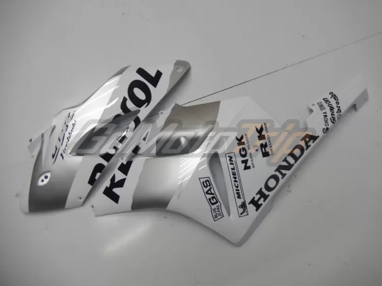 2004 2005 Honda Cbr1000rr Silver White Repsol Fairing2 10