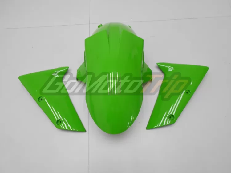 2004 2005 Kawasaki Ninja Zx 10r Black Green Fairing3 10