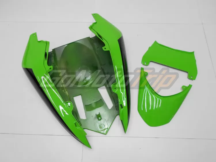 2004 2005 Kawasaki Ninja Zx 10r Black Green Fairing3 18